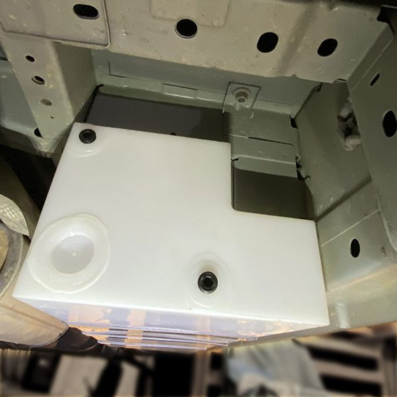 Installed 16 GALLON TRANSIT VAN UNDERCARRIAGE WATER TANK