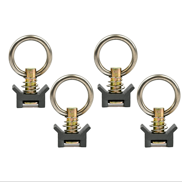 VENTURE L-TRACK STAINLESS STEEL RING - 4 Pack
