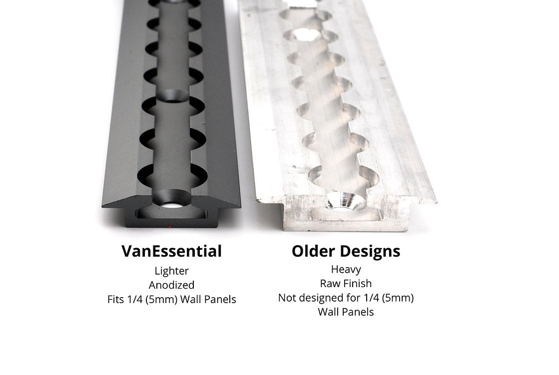 RECESSED SHALLOW VENTURE L-TRACK - 2 PACK