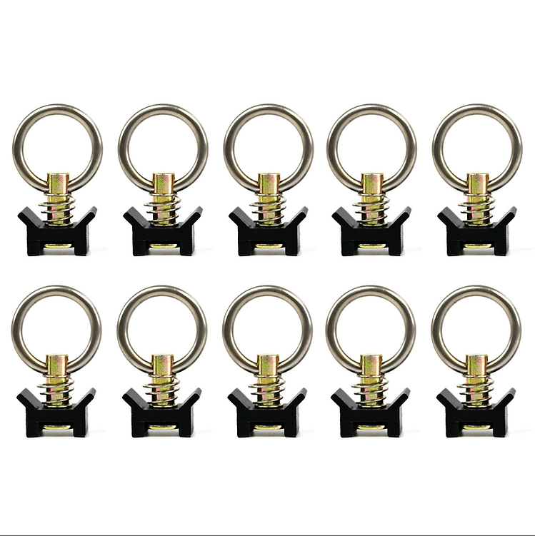 VENTURE L-TRACK STAINLESS STEEL RING - 10 Pack