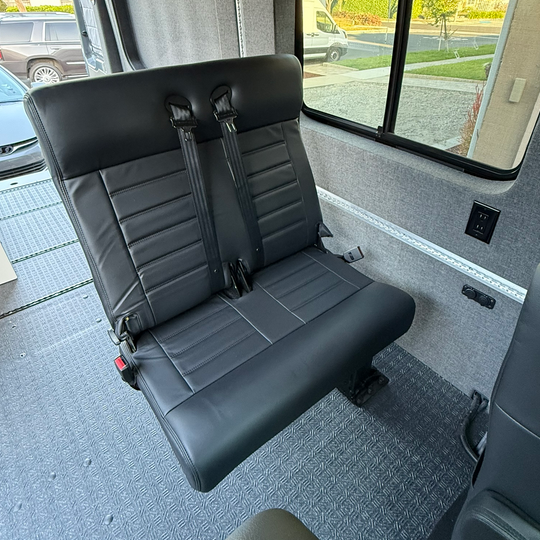 Flip Up Bench Seat Installed and Ready For Use