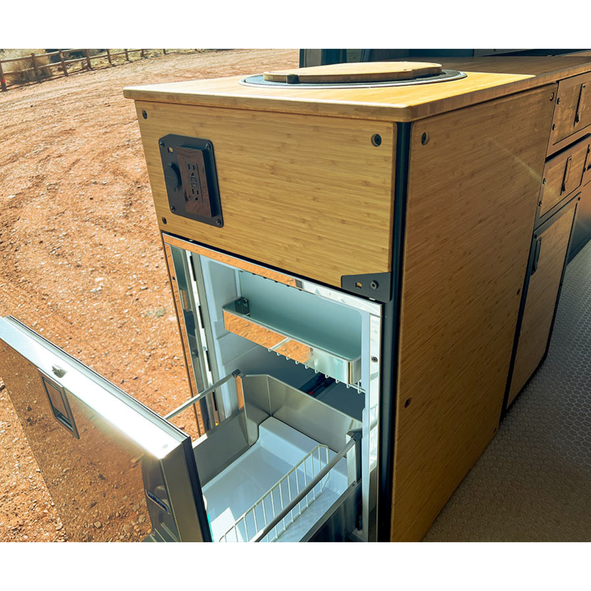 Grub Fridge Cab - Universal Fit & Compatible with Most Vans
