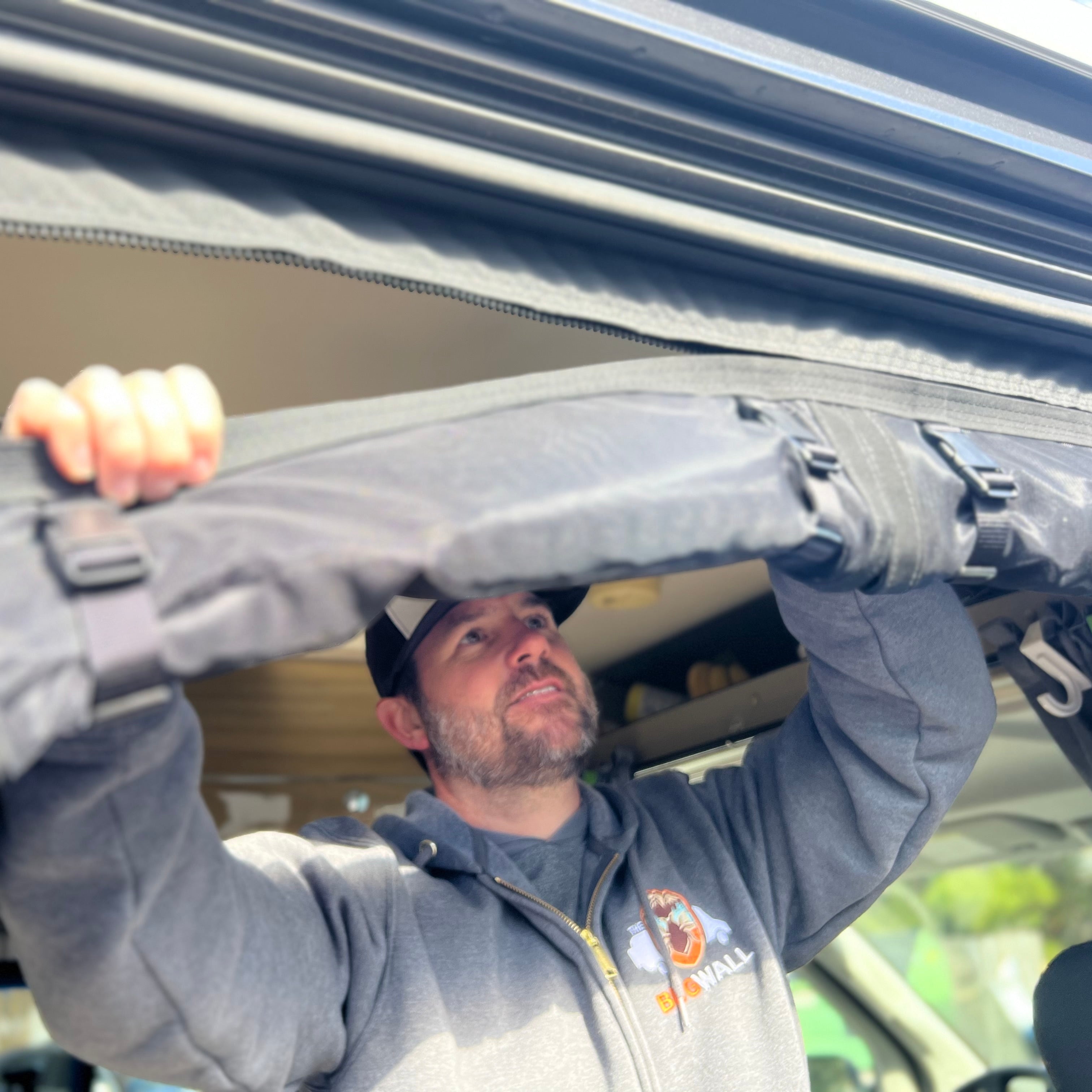 Installing Bugwall Chill Curtain