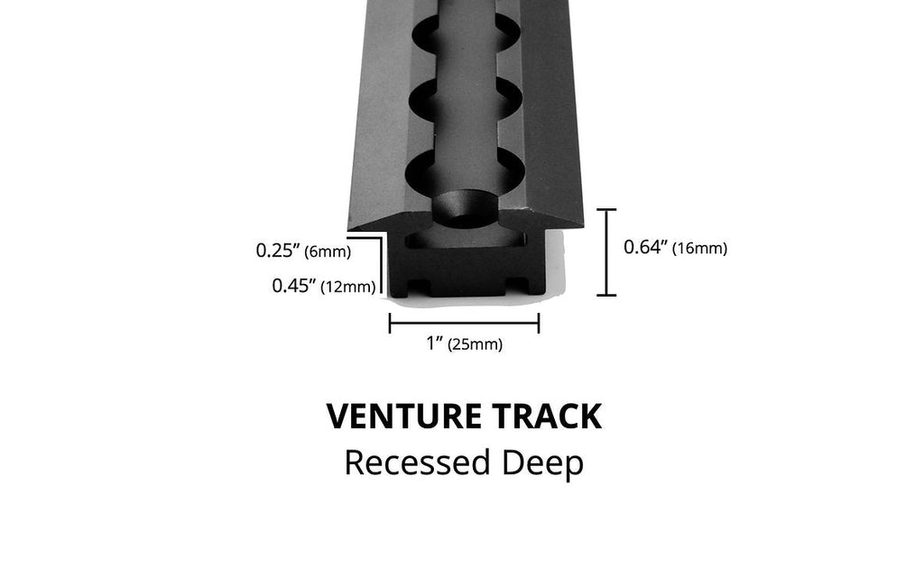 RECESSED DEEP VENTURE L-TRACK - 2 PACK