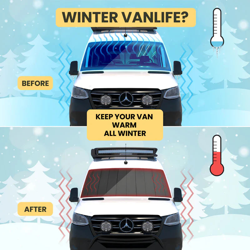 Transit Full 8-Piece Window Cover Set - Winter